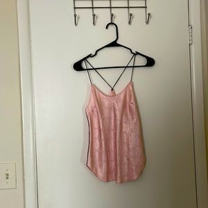Victoria’s Secret Sleep Top - pink silk